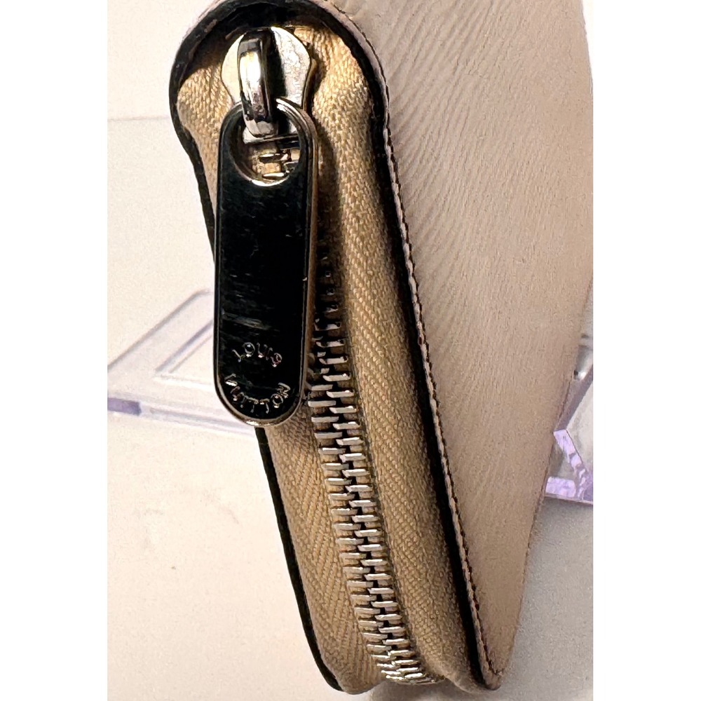 Louis Vuitton Zippy long Wallet Beige Epi Leather Silver Hardware EUC - Picture 6 of 13